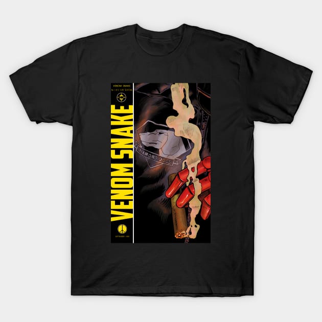 Venom Snake #1 T-Shirt by cleanlined